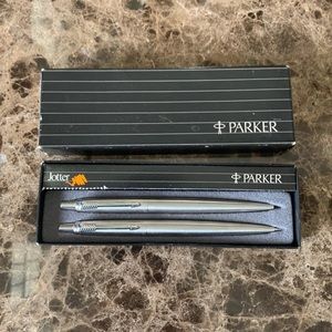 Sterling Silver Parker Pen and Pencil Set